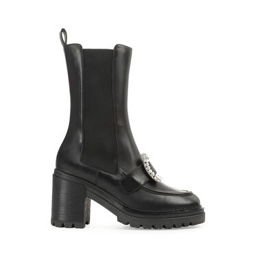 Booties Black Mid heel: 55mm, sr Prince - Booties Black 2