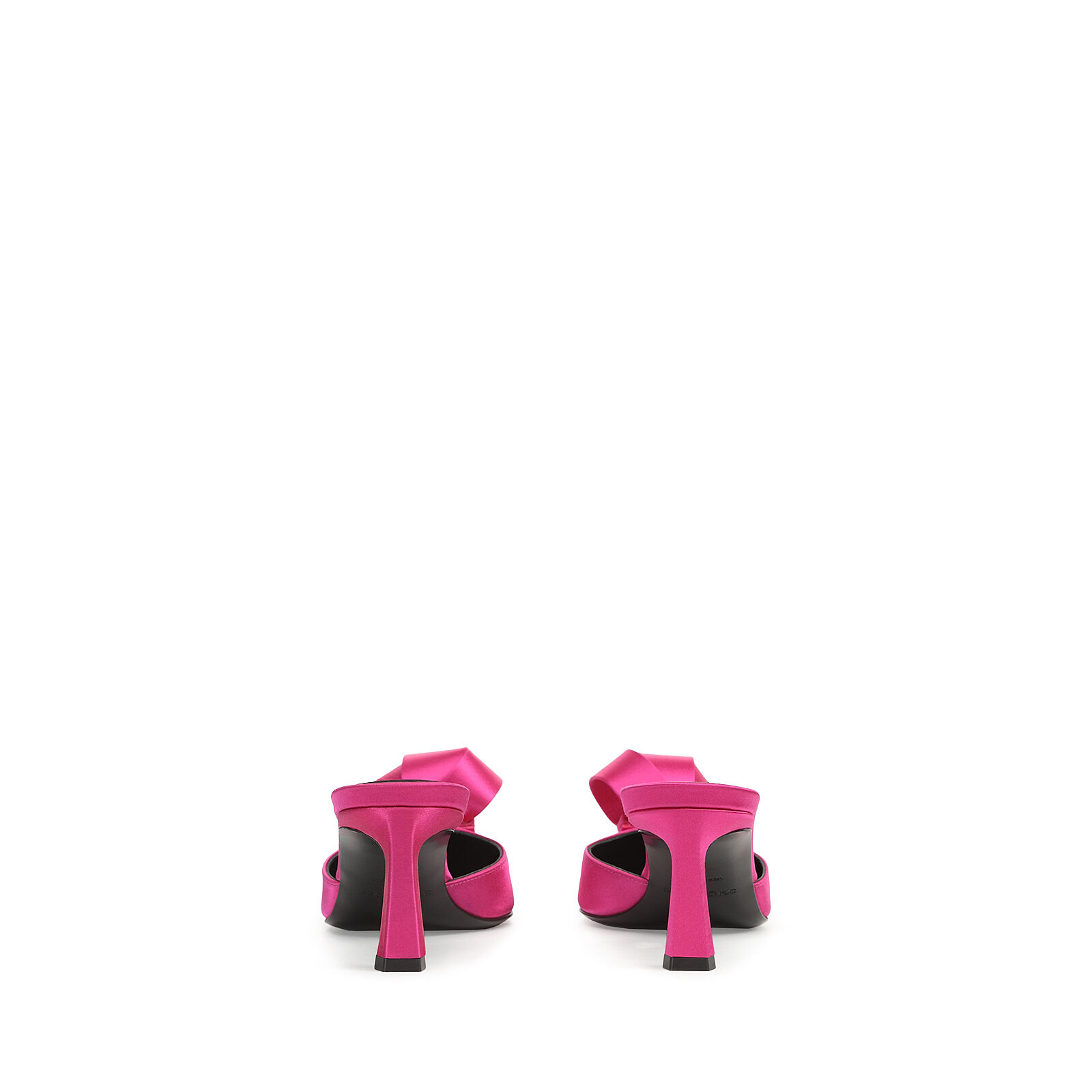 Sandals Pink Mid heel: 60mm, sr Bigoudi - Mules Magenta