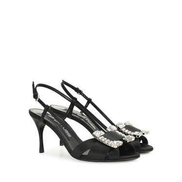 Sandales Noir Talon moyen: 75mm, sr Twenty - Sandals Black 2