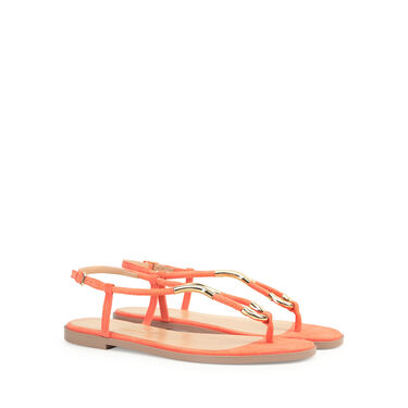 Sandals orange Low heel: 5mm, Twist  - Sandals Arancio 2