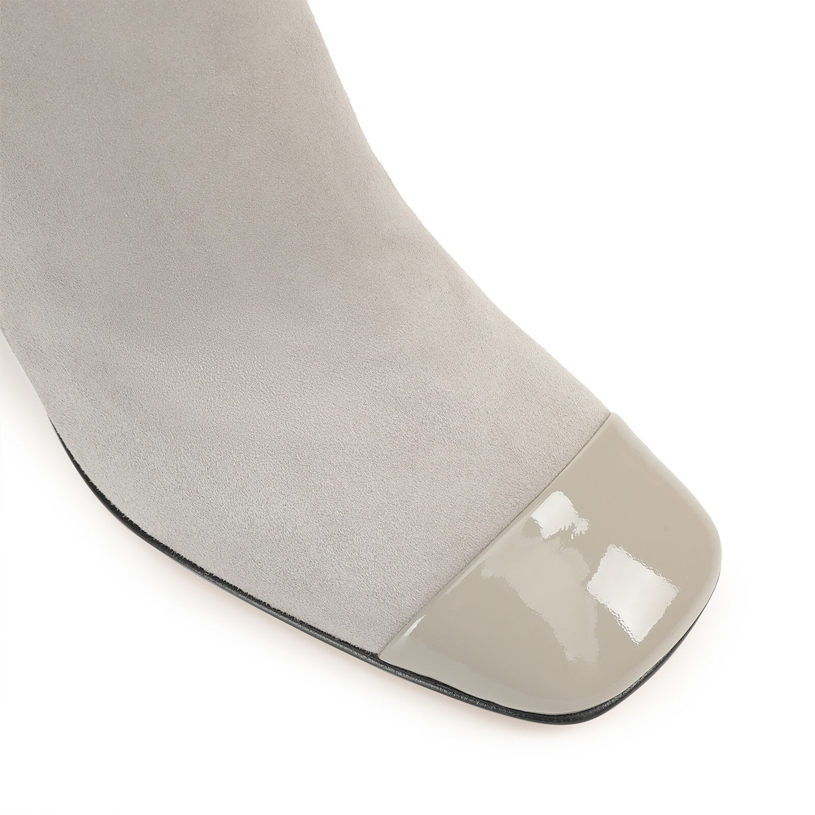 Booties Grey Heel height: 80mm, sr Alicia | Sergio Rossi