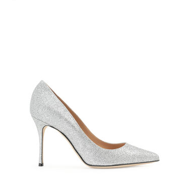 Pumps Grey High heel: 90mm, Godiva - Pumps Argento 2