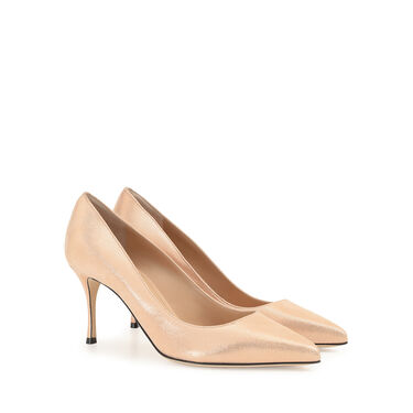 Pumps Pink Mid heel: 75mm, Godiva - Pumps Cipria 2