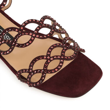 sr Mermaid - Flat sandals Wine, 4
