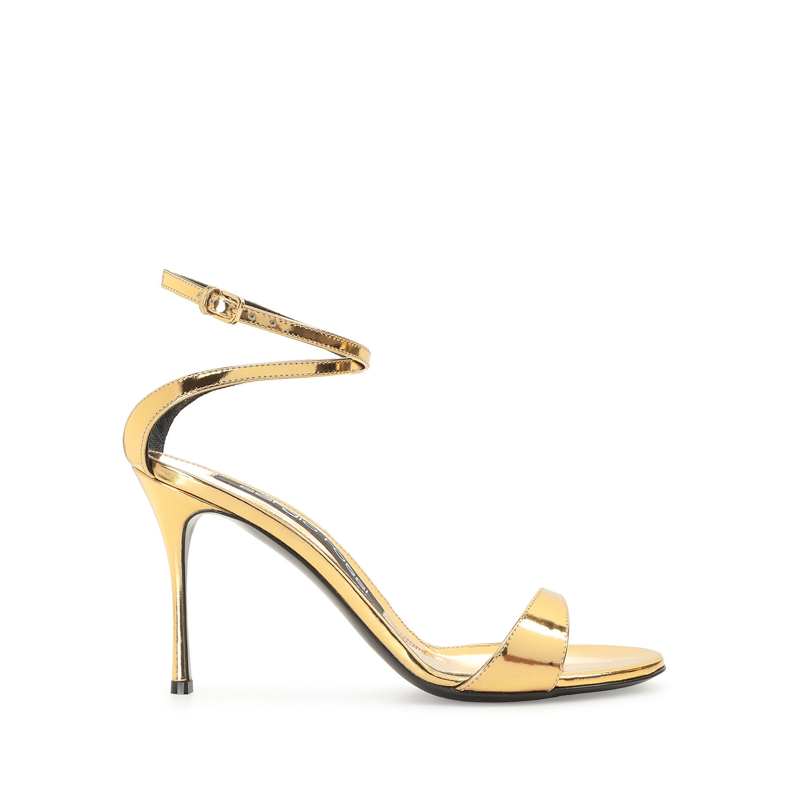Sandals beige High heel 90mm Godiva Sandals Oro Gold Sergio