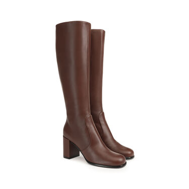 Boots Brown Mid heel: 75mm, sr Aden  - Boots Cocoa 2