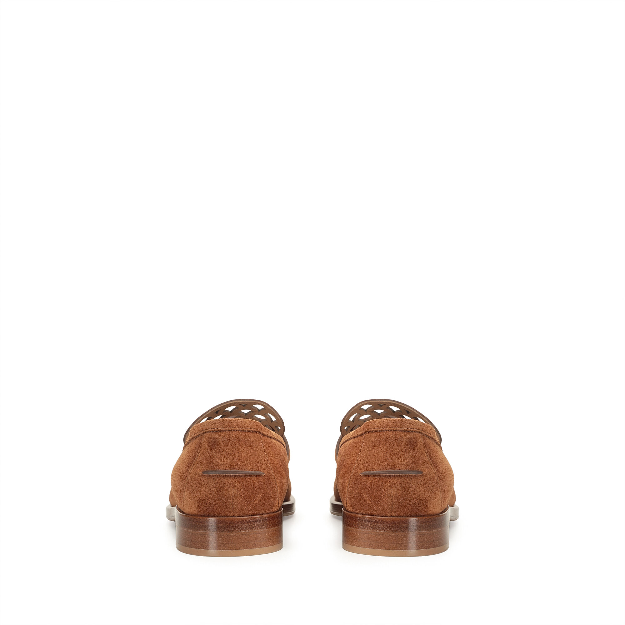 【Sergio Rossi】sr Mermaid - マカダミアローファー ローファー ブラウン ローヒール: 15mm, sr Mermaid - Loafers