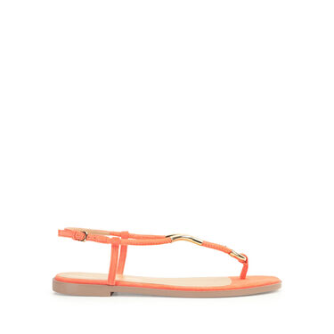 Sandals orange Low heel: 5mm, Twist  - Sandals Arancio 2