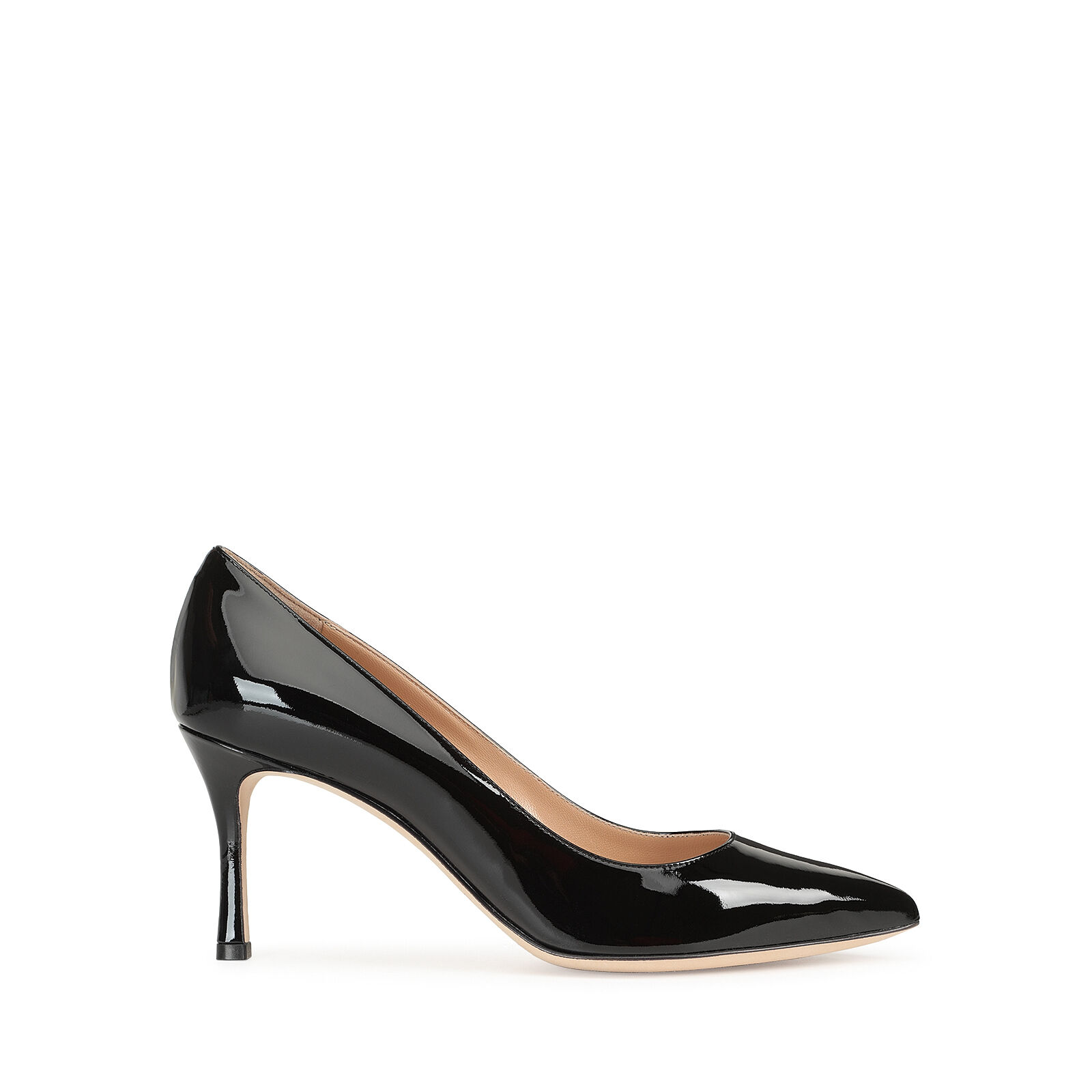 上品 75mm, heel: Mid Black Pumps New Rossi Sergio | secret 靴