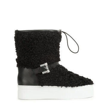 Booties Black Flat: 5mm, sr Twenty Buckle - Booties Black 2