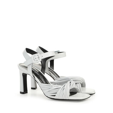 Sandals White High heel: 80mm, sr Akida - Sandals White 2