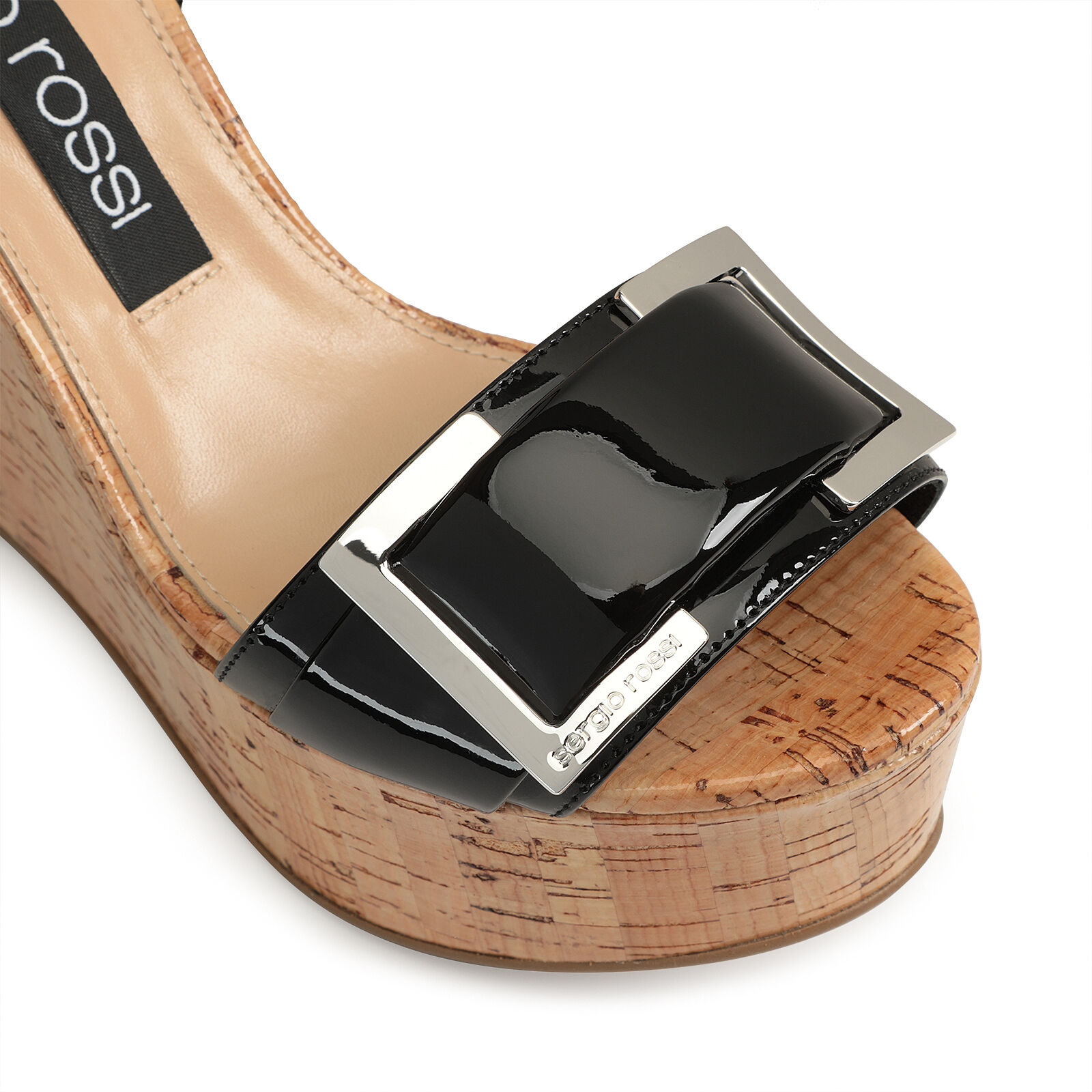 Bcbg black best sale wedge sandals