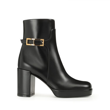 Booties Black Mid heel: 75mm, sr Nora - Booties Black 2