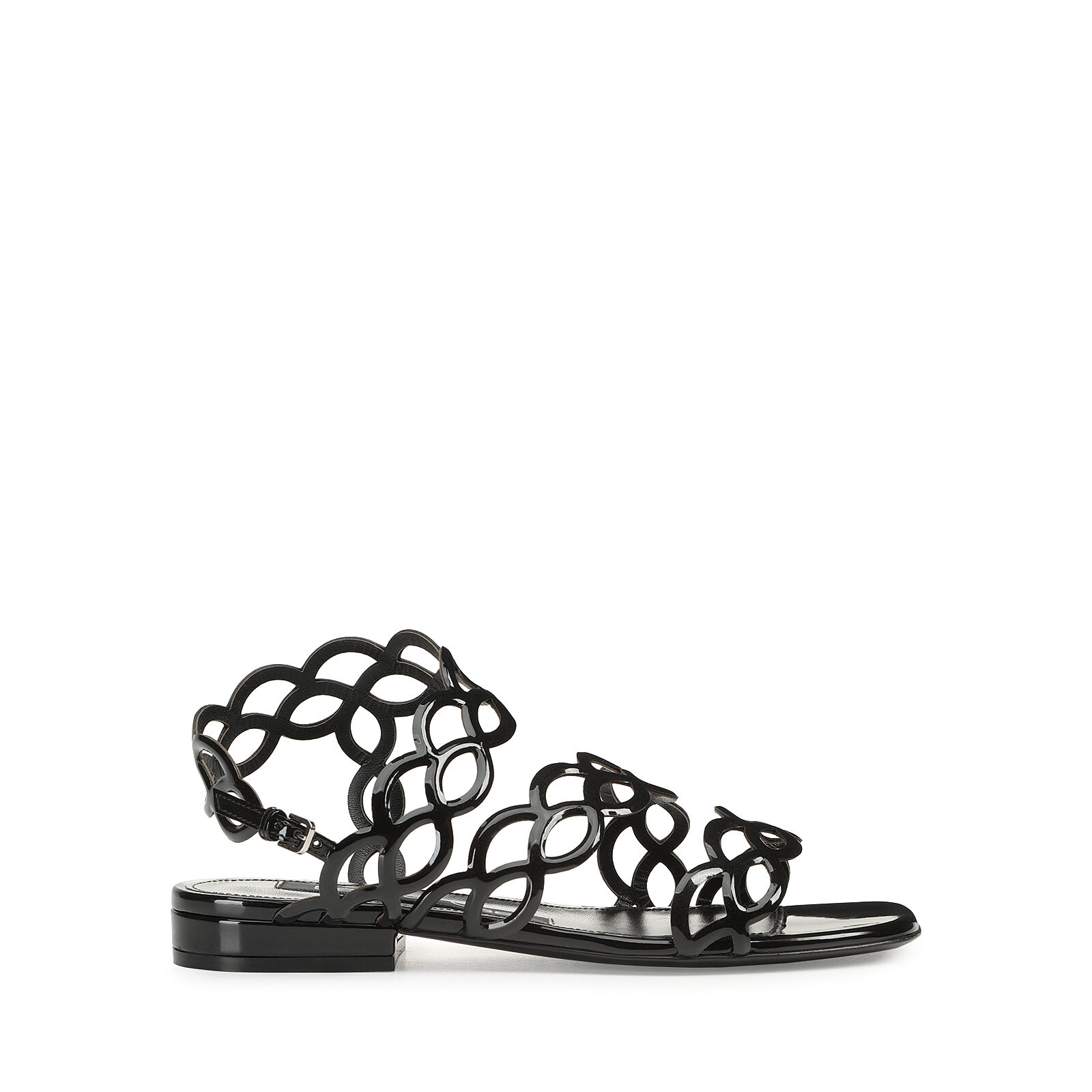 Sandales de luxe pour femme talon plat mi haut et haut Sergio