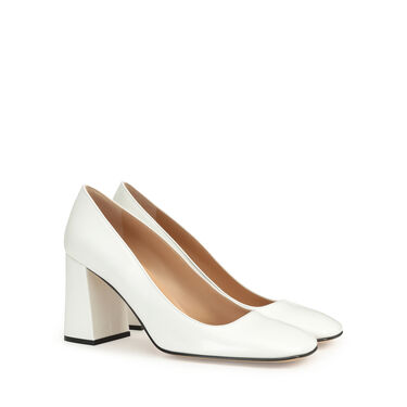 パンプス ホワイト ハイヒール: 80mm, Bon ton - Pumps White 2