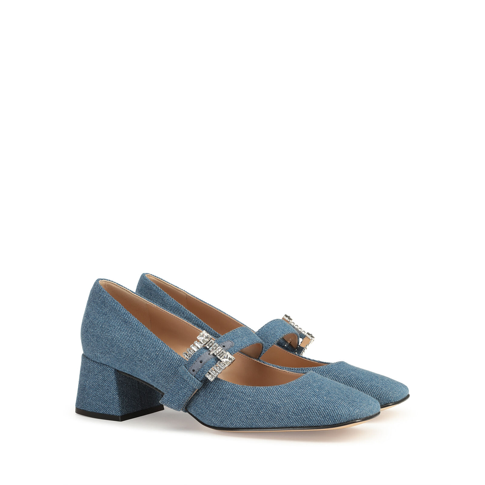 sr Twenty Buckle - Pumps Indigo, 1