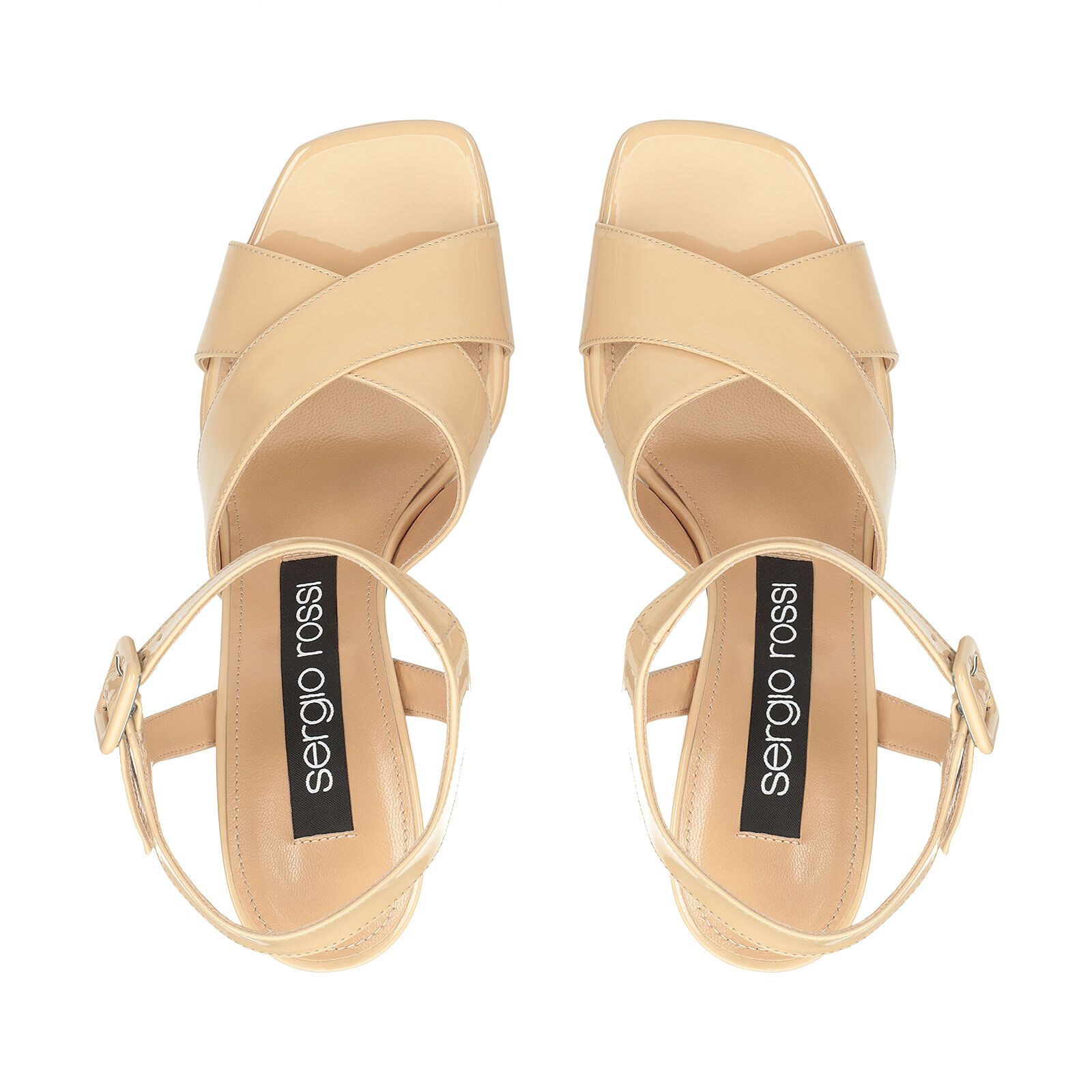 サンダル ベージュ ハイヒール: 90mm, sr Alicia Platform - Sandals Soft Skin | Sergio Rossi サンダル ベージュ ハイヒール: 90mm, sr Alicia Platform - Sandals Soft Skin | Sergio Rossi