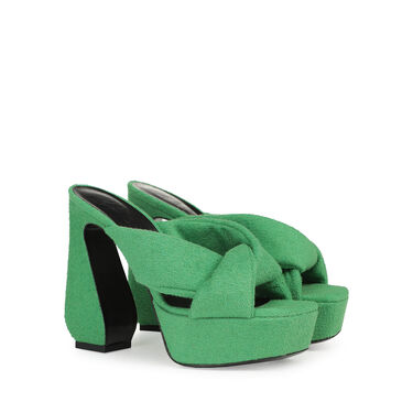 Sandals Green High heel: 90mm, SI ROSSI - Sandals Kentia 2