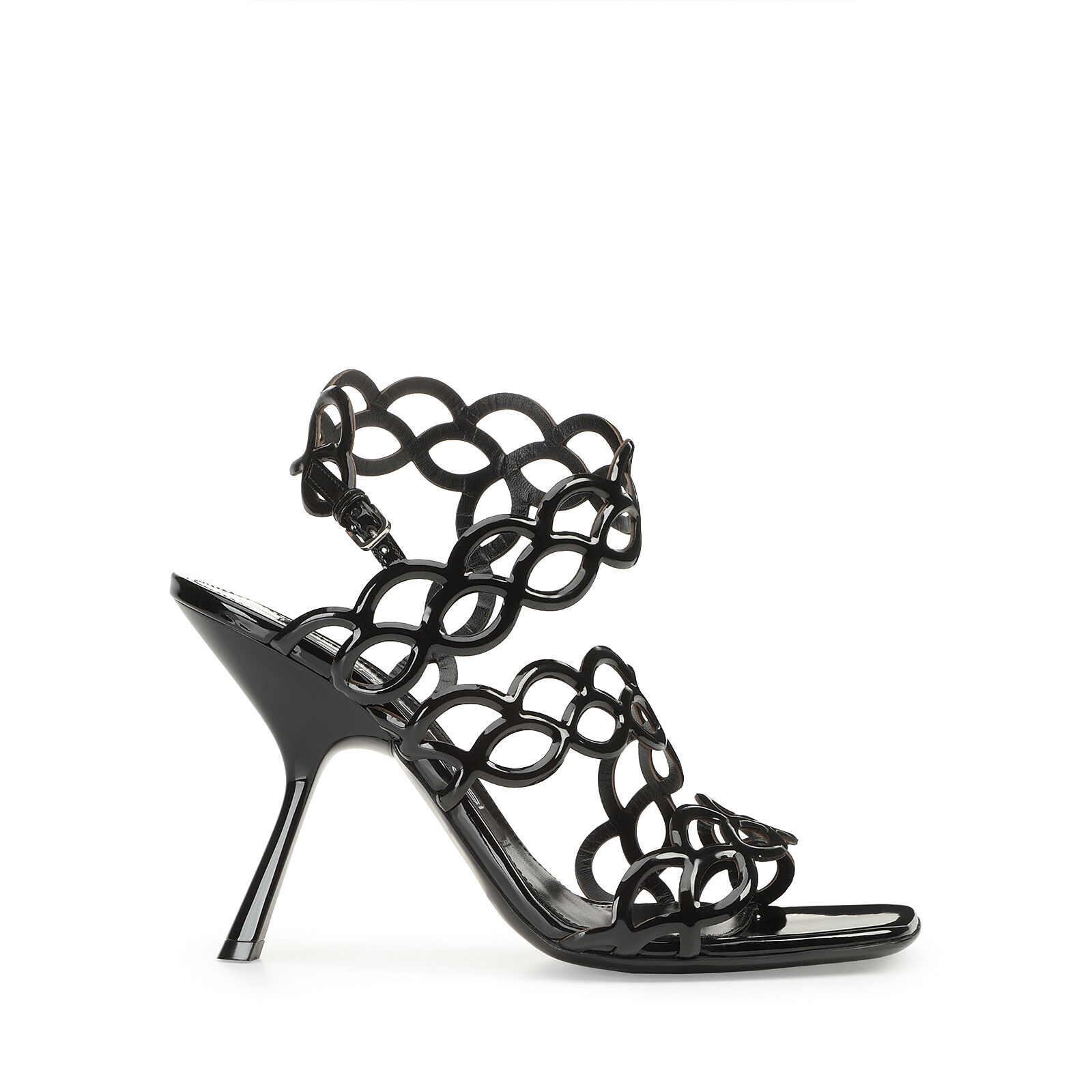 Sandals Black High heel 100mm sr Mermaid Sandals Black
