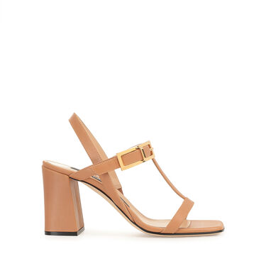 Sandals Brown High heel: 80mm, sr Nora  - Sandals Tan 2