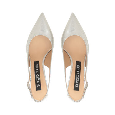 Godiva - Slingbacks Silver, 3