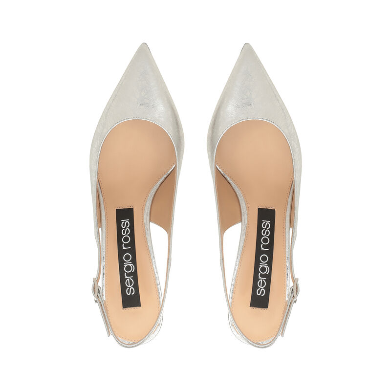 Godiva - Slingbacks Silver