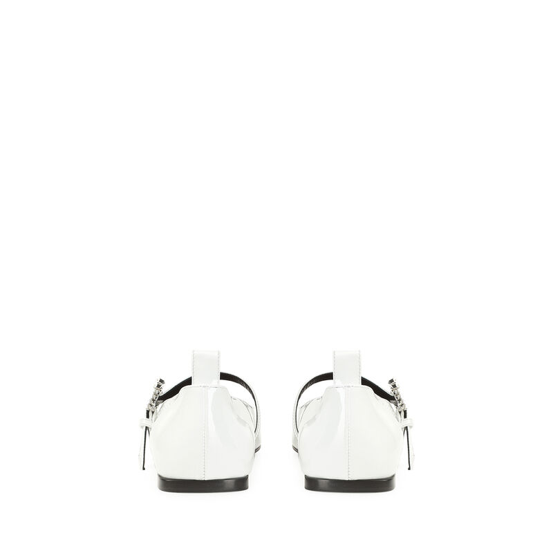 sr Twenty Buckle - Ballerine Bianco