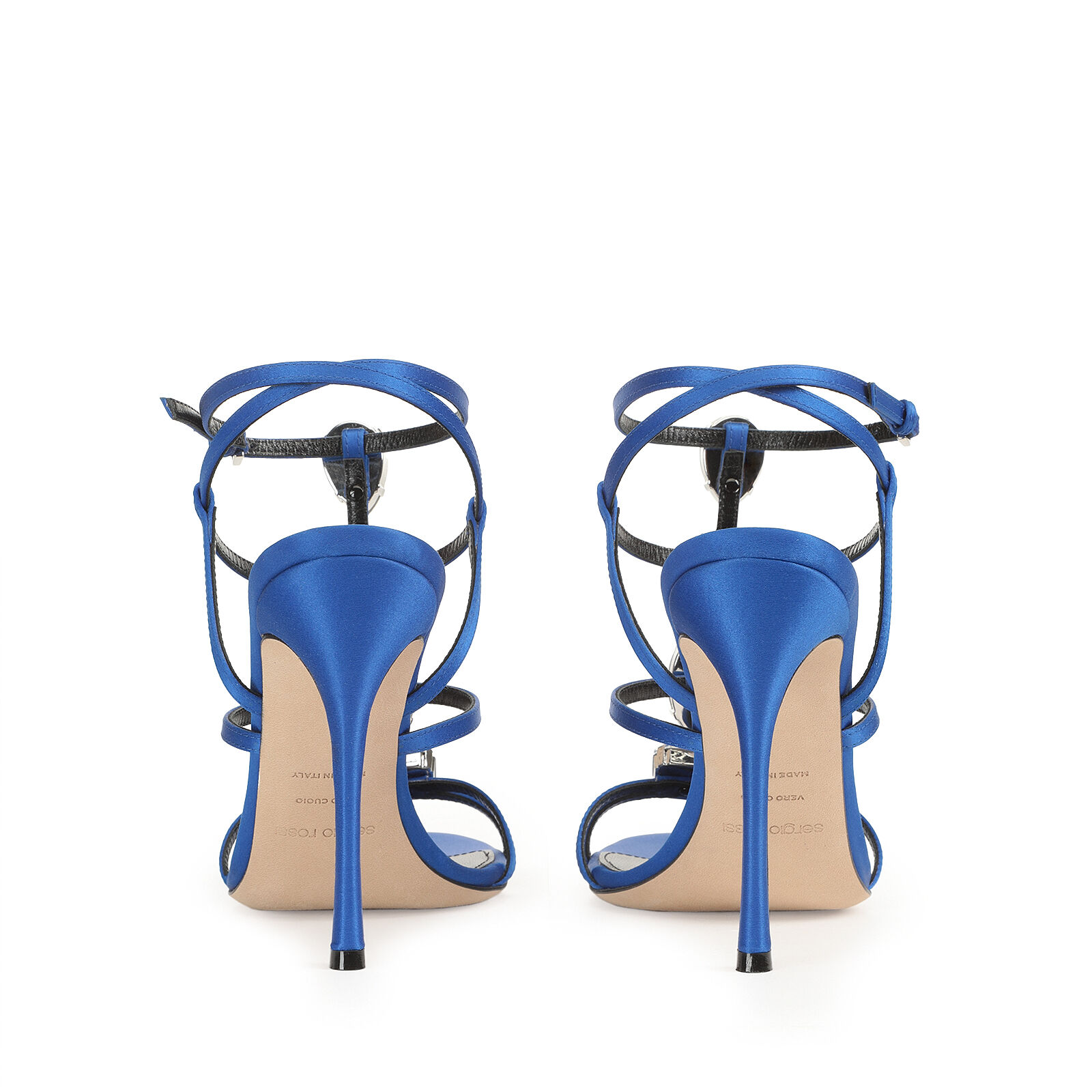 Sandals Blue High heel: 105mm, sr Godiva Opera | Sergio Rossi