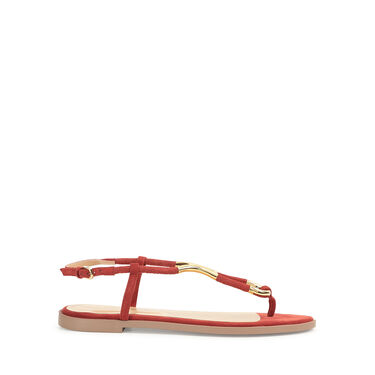 Sandals Yellow Flat: 5mm, Twist  - Sandals Tangerine 2