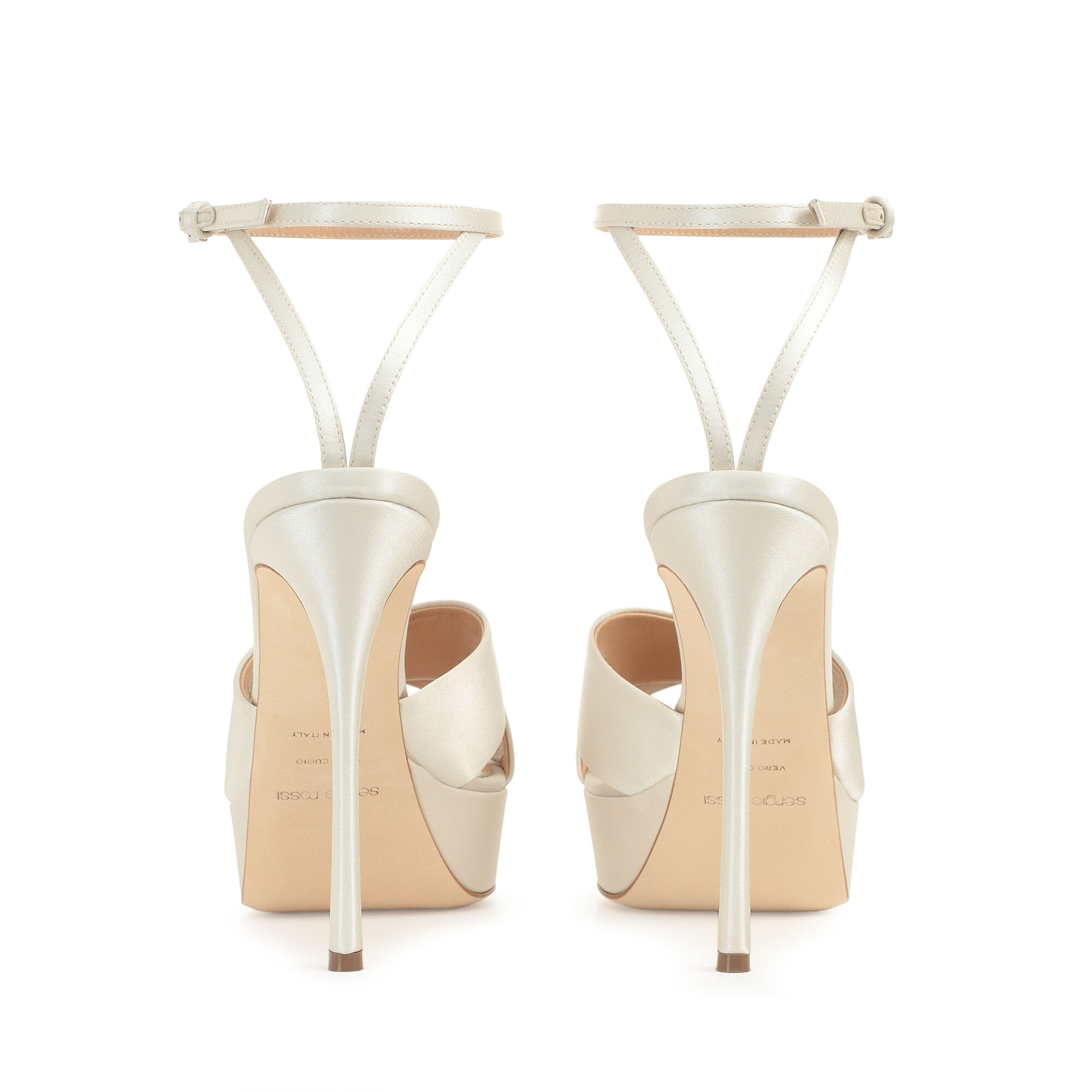 White bridal sandals outlet