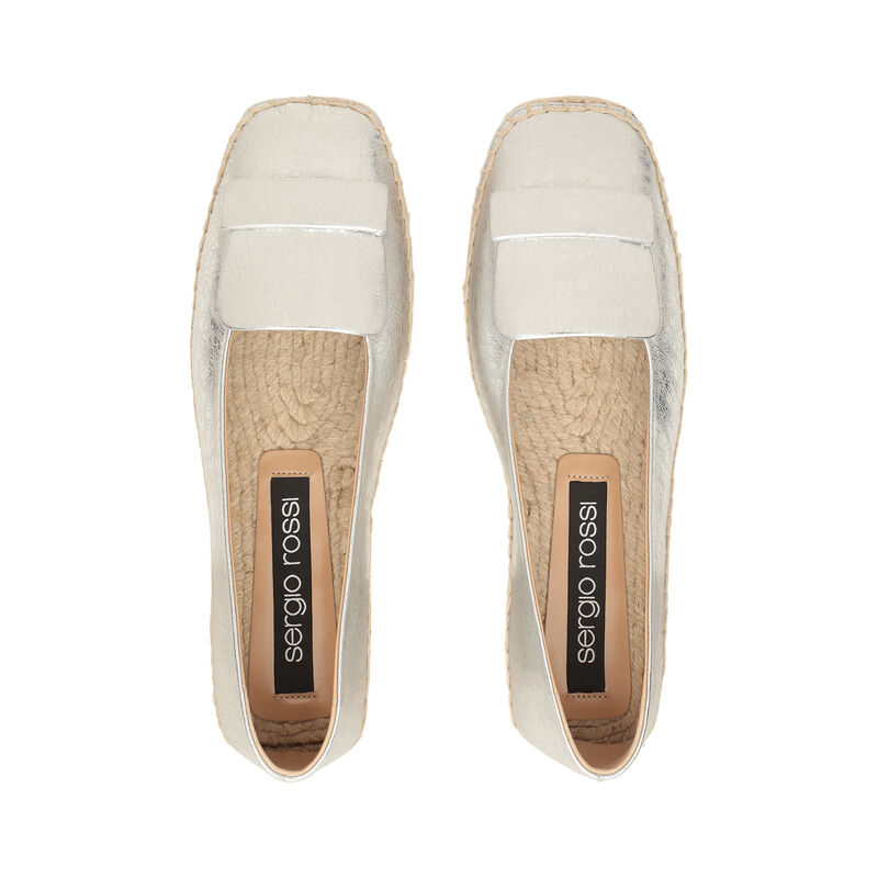 sr1 Espadrillas - Ballerine Argento