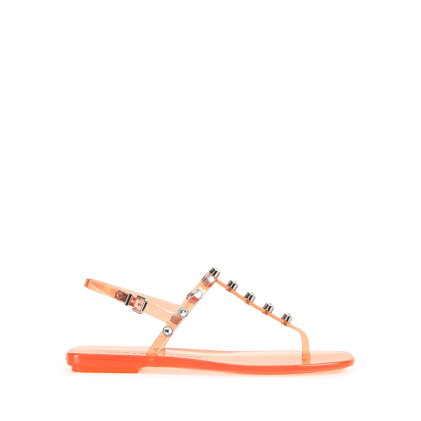 Sandals Pink Low heel: 15mm, sr Jelly | Sergio Rossi