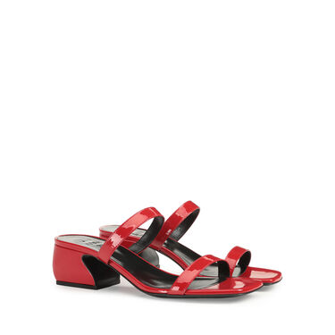 Sandales Rouge Petit talon: 45mm, SI ROSSI - Sandals Carminio 2
