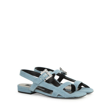 Sandalen Blau Niedriger Absätze: 15mm, sr Twenty - Sandals Blue 2