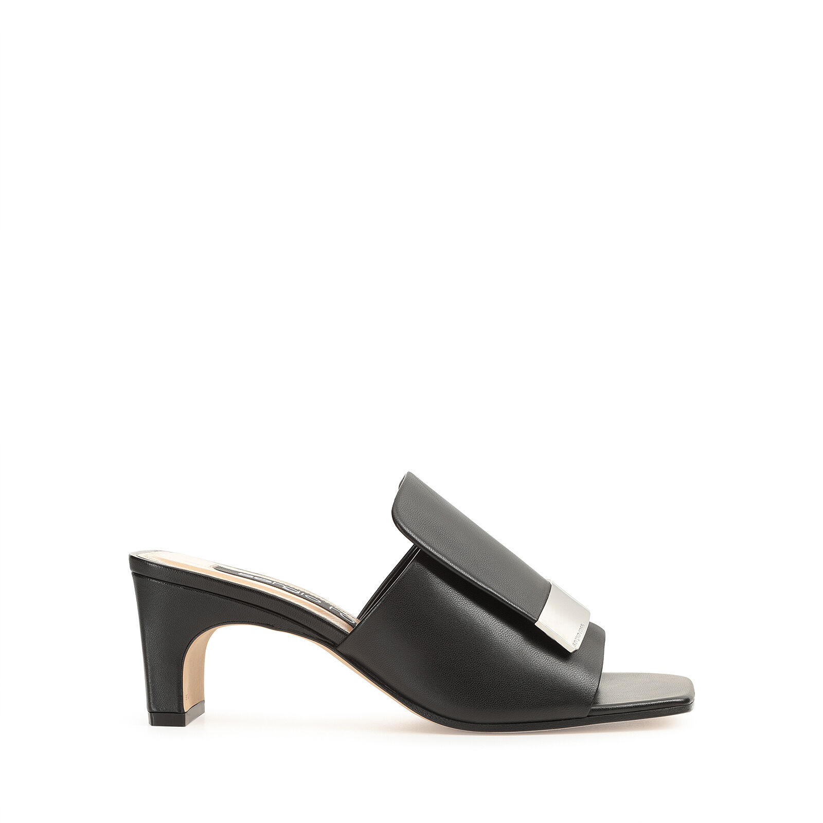 【Sergio Rossi】スエードミュールサンダル VIP価格 Sergio Rossi スエードミュールサンダル size35 1/2