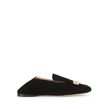 Slippers Black Low heel: 5mm, sr1  - Slippers Black 2