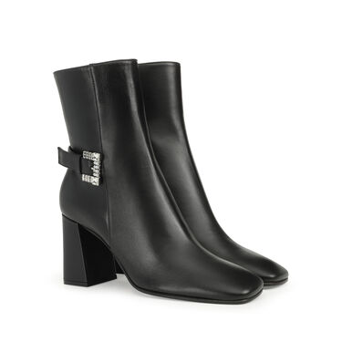 Booties Black High heel: 80mm, sr Twenty Buckle - Booties Black 2