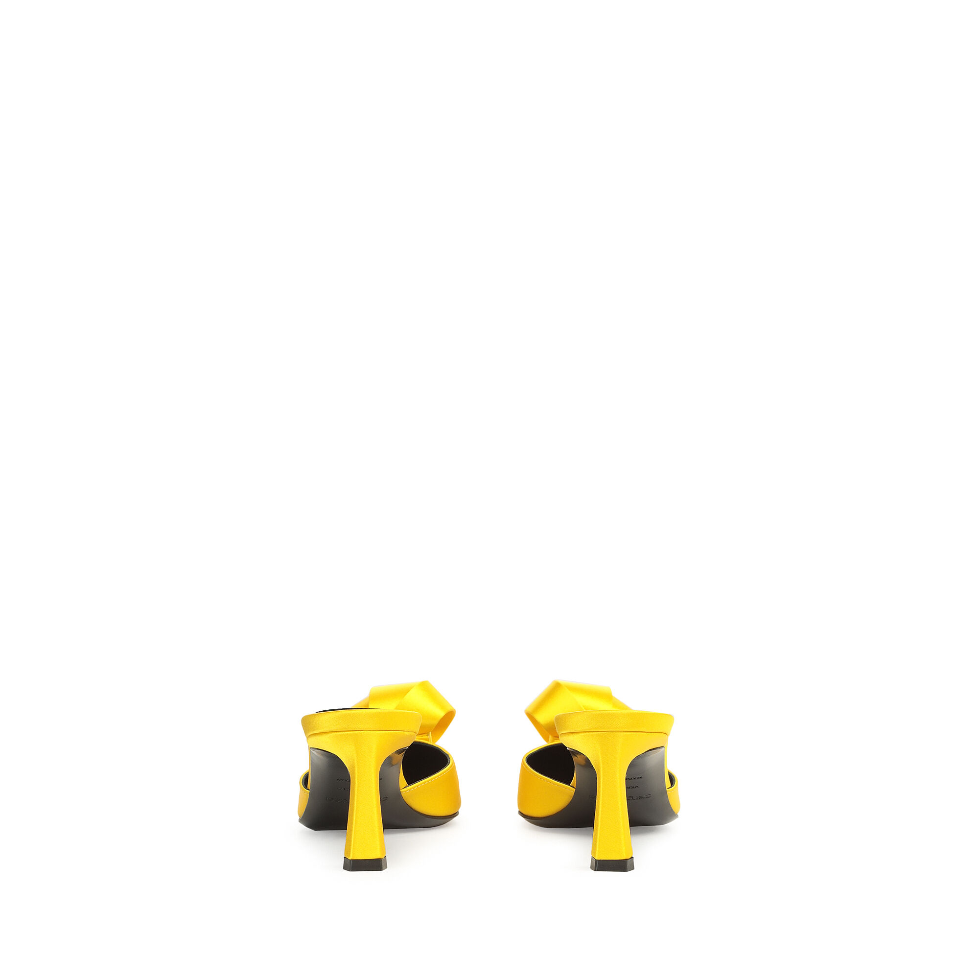 Mules Yellow Mid heel: 60mm, sr Bigoudi - Mules Mimosa