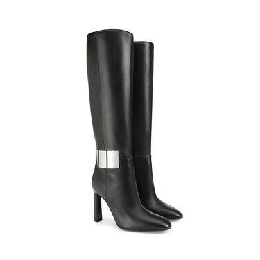 Boots Black High heel: 100mm, sr Miroir - Boots Black 2