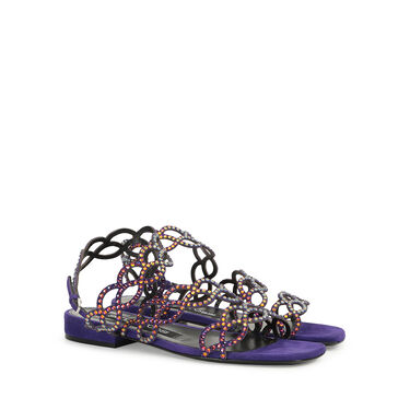 Sandales violet Petit talon: 15mm, sr Mermaid - Sandals Iris 2