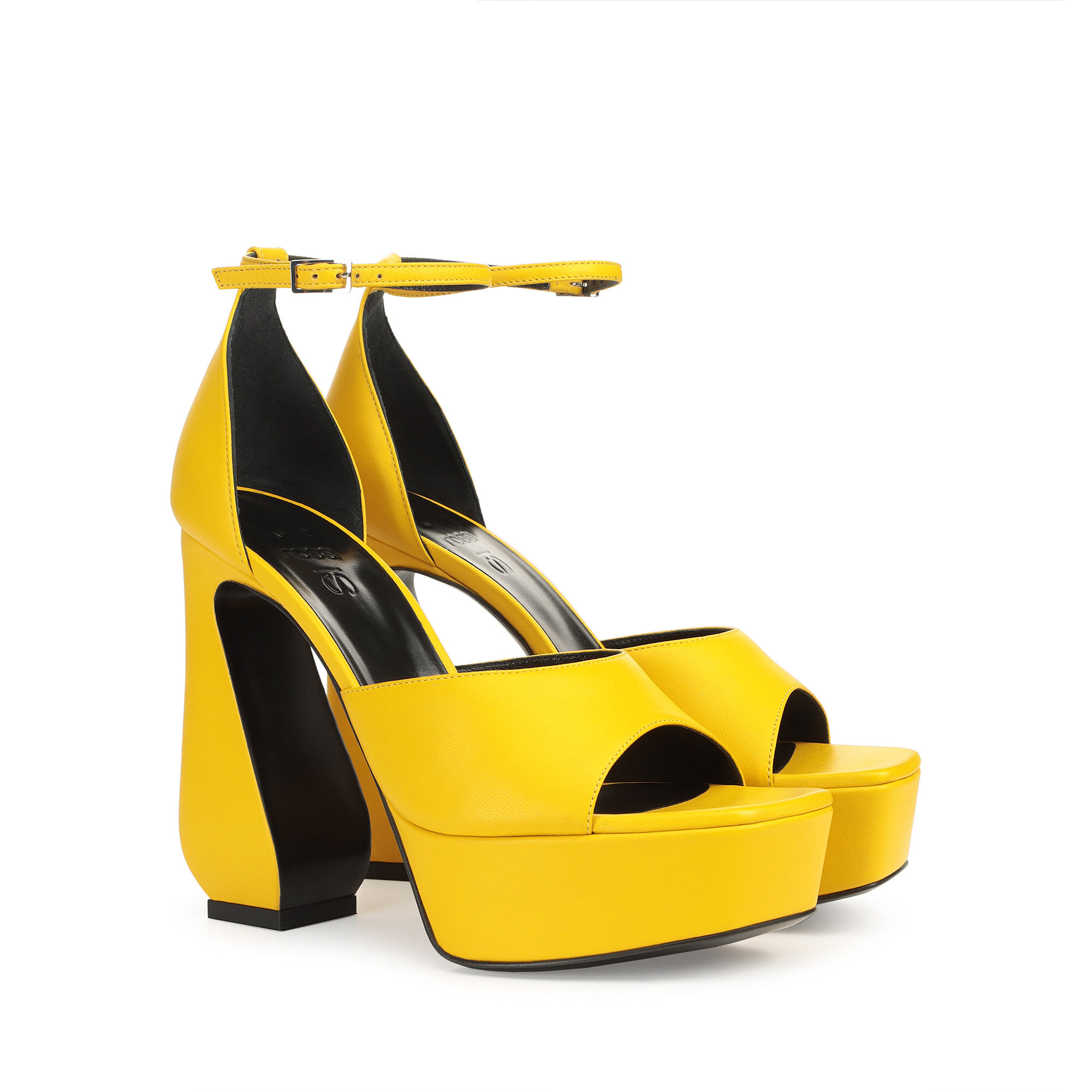 Sandals Yellow High heel 90mm SI ROSSI Sandals Mimosa Sergio