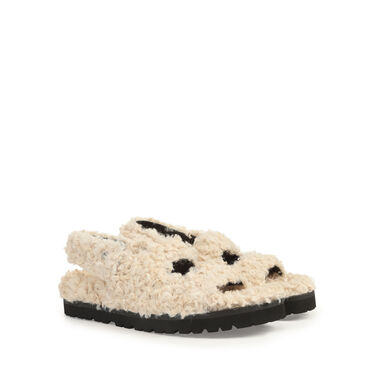 Sandales Blanc Talon plat, sr Muppet - Flat sandals Panna 2
