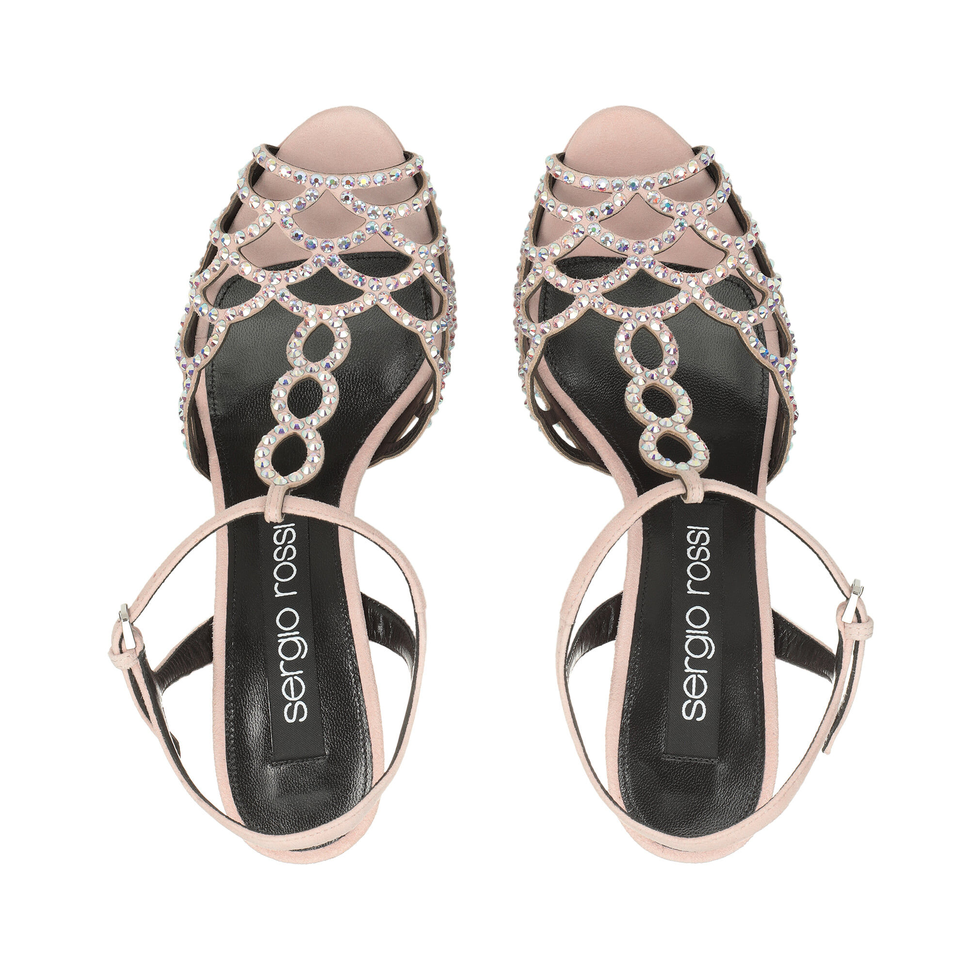 Sandals Pink High heel 90mm sr Mermaid Sandals Petalo Sergio Rossi