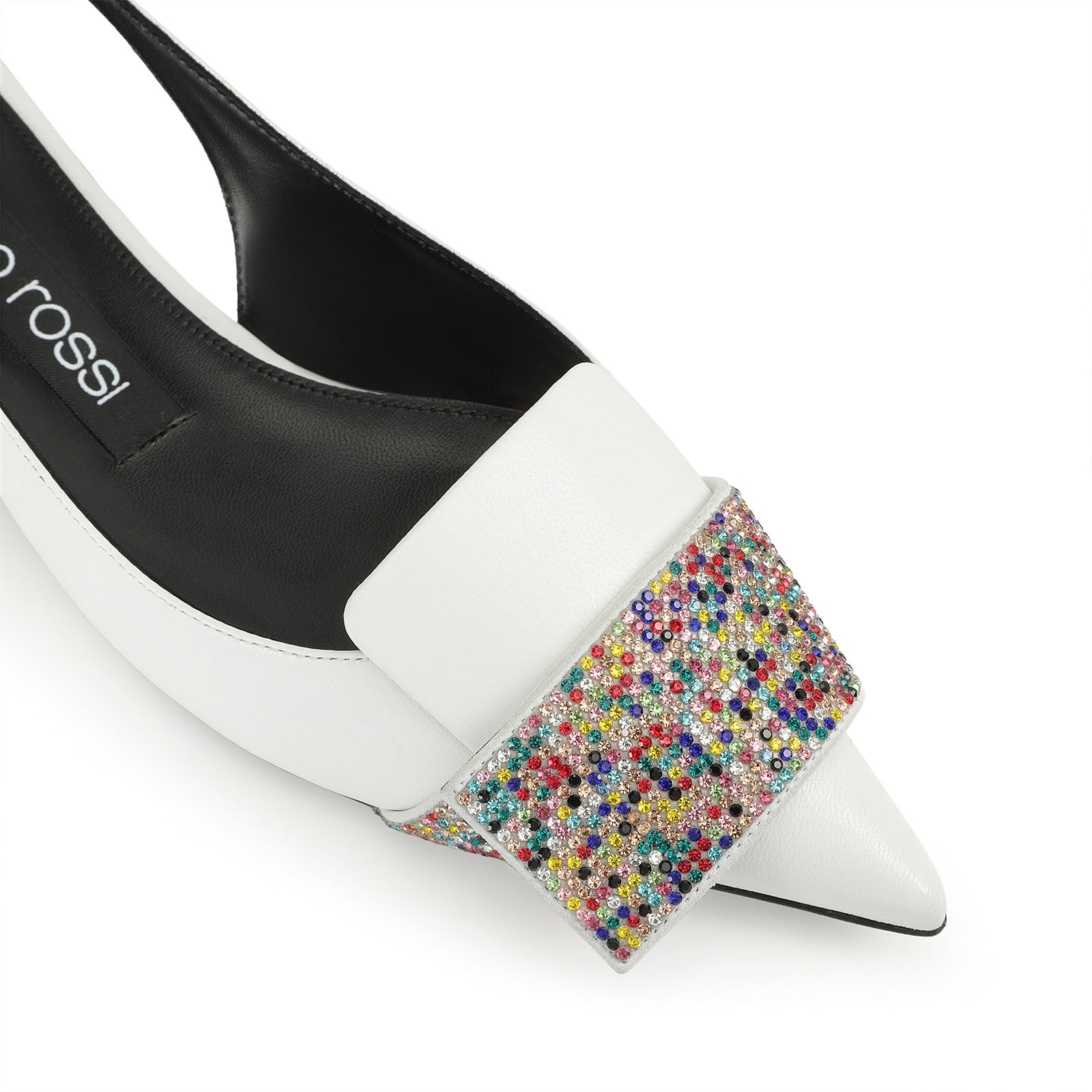 sr1 Paris - Slingbacks Bianco, 4