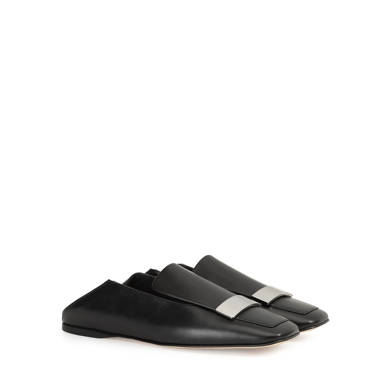 ローファー ブラック フラット: 5mm, sr1 - Slippers Black | Sergio Rossi