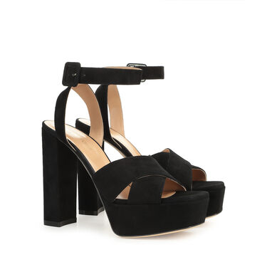 Sandals Black High heel: 90mm, sr Monica  - Sandals Black 2