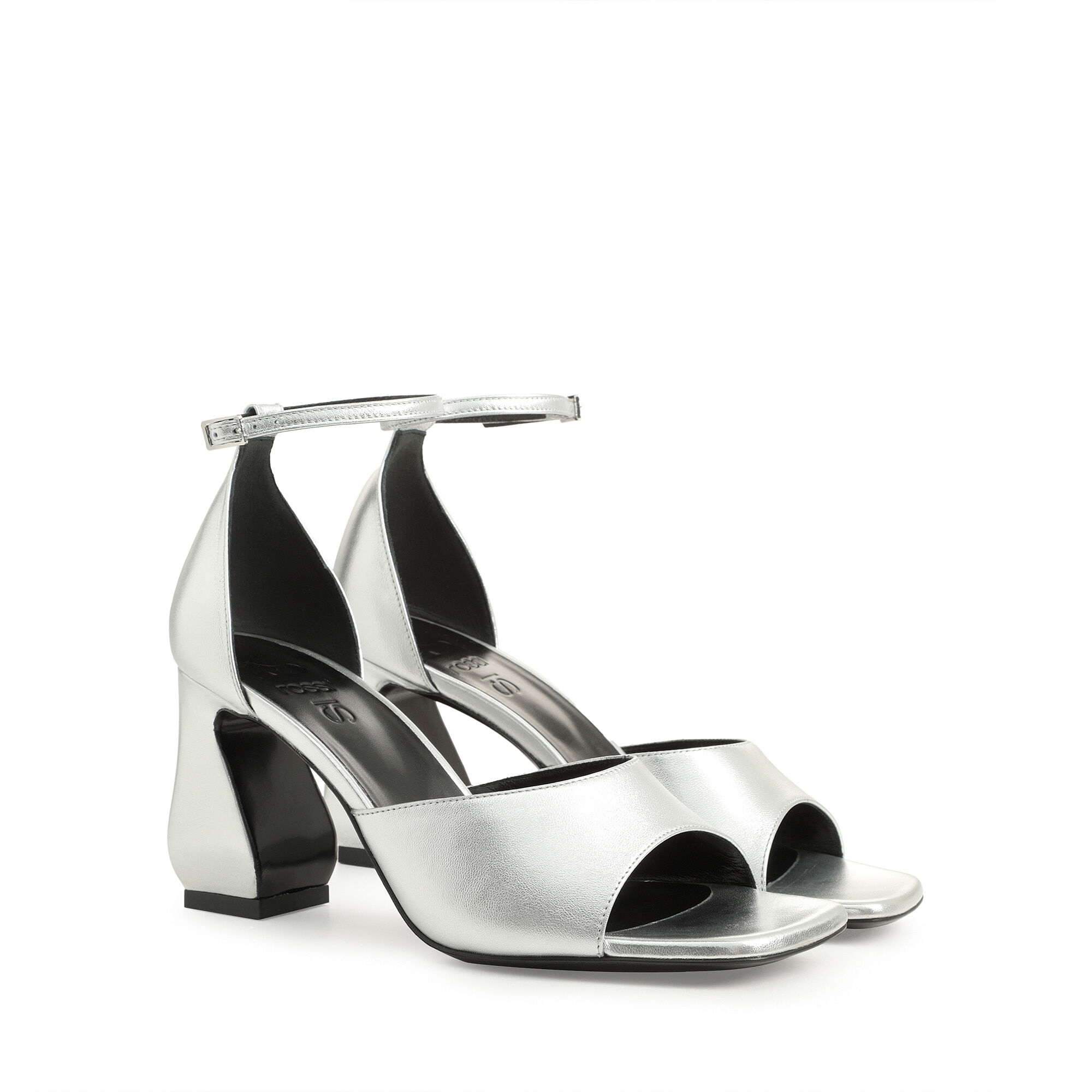 サンダル グレー ハイヒール: 80mm, SI ROSSI - Sandals Argento