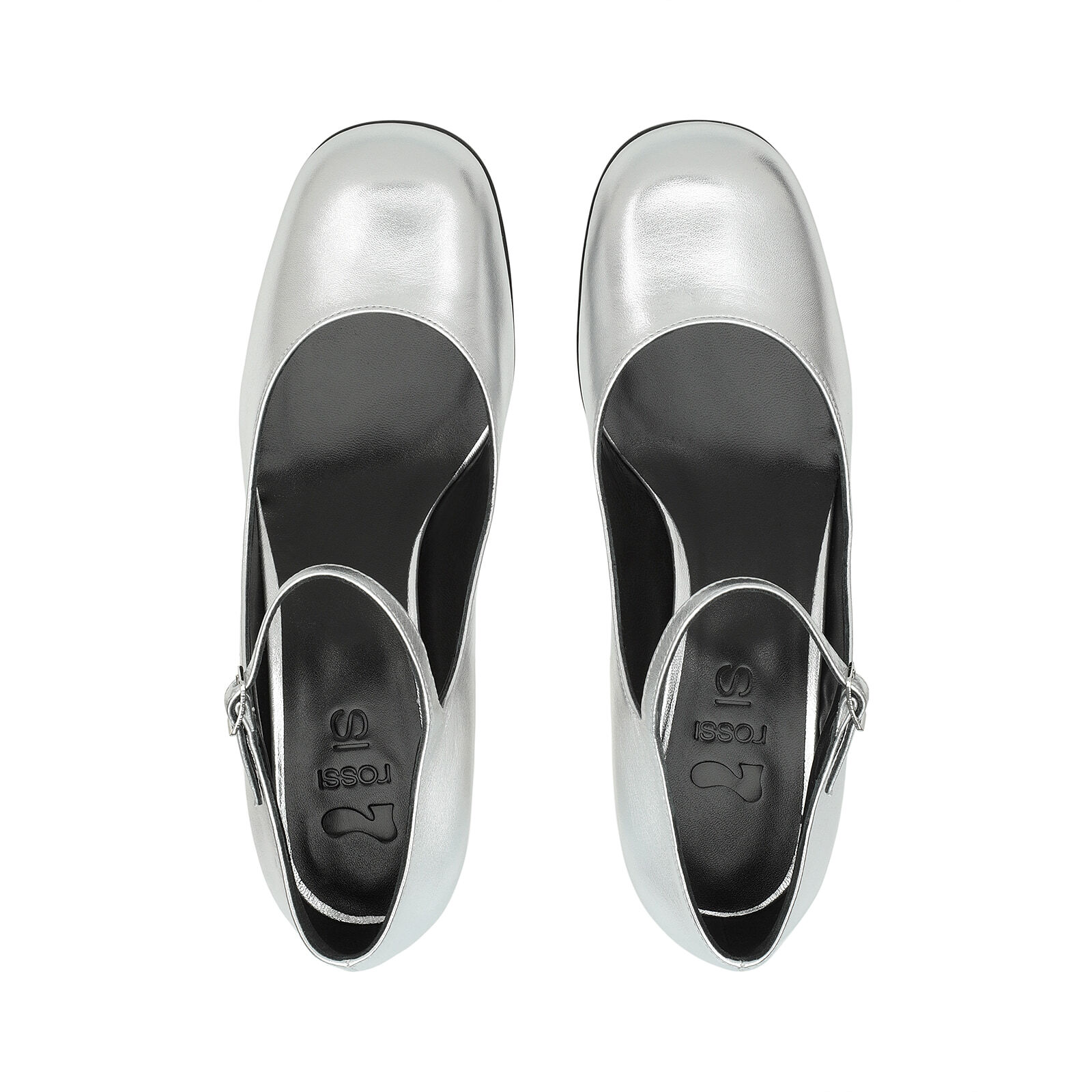 Pumps Grey Low heel 45mm SI ROSSI Pumps Argento Sergio Rossi