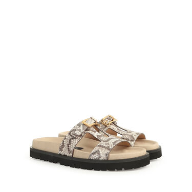 Flat sandals Grey Flat, sr Nora - Flat sandals Roccia 2