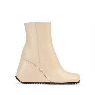 Bottines Blanc Talon haut: 90mm, SI ROSSI - Booties Chalk 2